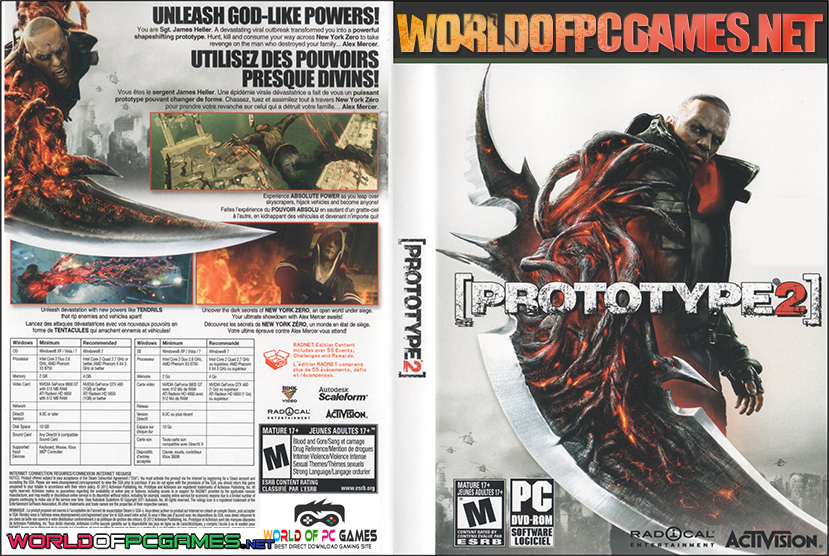 Prototype 2 Free Download PC Game By Worldofpcgames