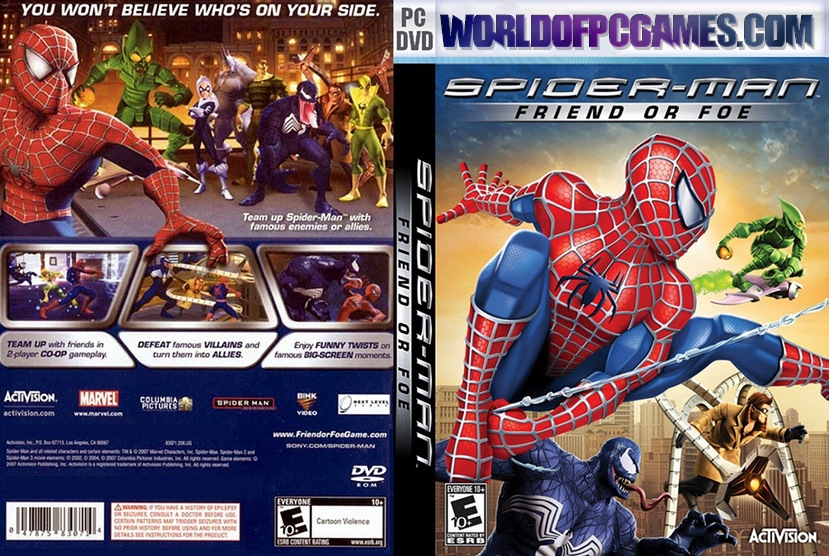 Spider Man Friend Or Foe Free Download PC Game By Worldofpcgames.com