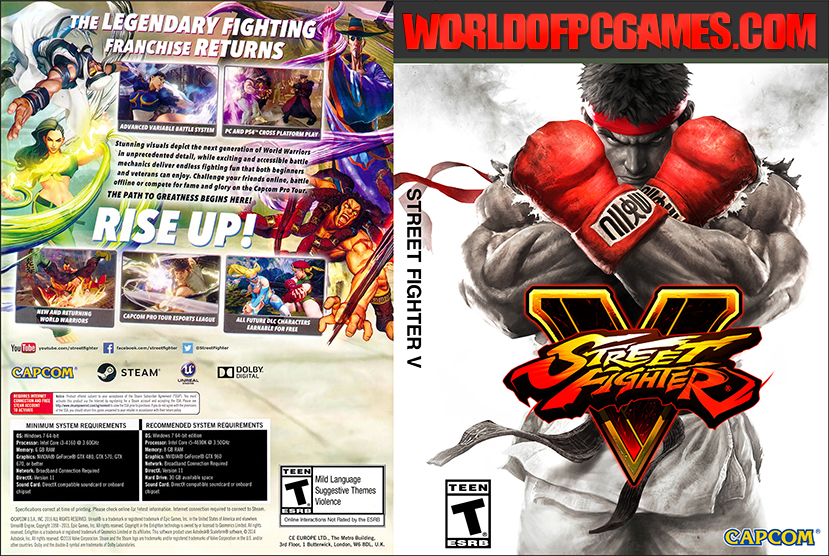 Street Fighter V Free Download Deluxe Edition By Worldofpcgames.com
