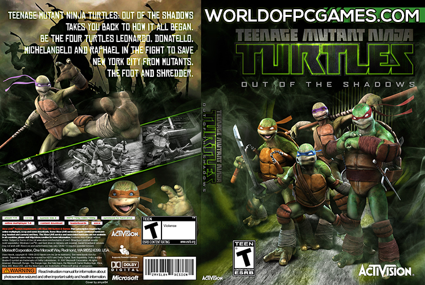 Teenage Mutant Ninja Turtles Out Of The Shadows Free Download PC Game By Worldofpcgames.com