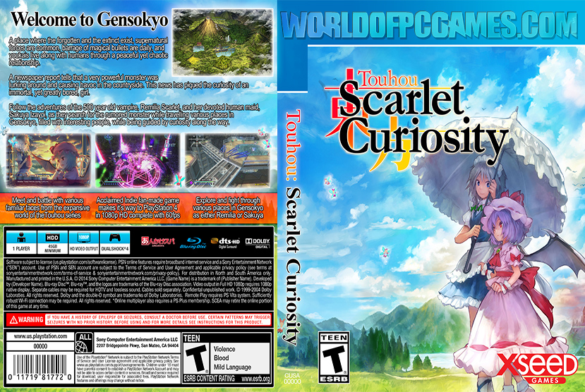 Touhou Scarlet Curiosity Free Download PC Game By Worldofpcgames.com