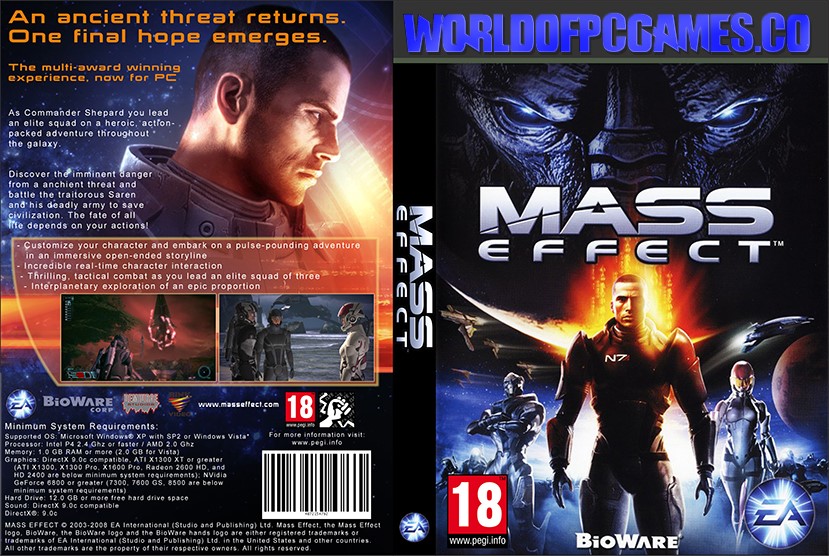 Mass Effect Free Download PC Game By Worldofpcgames.co