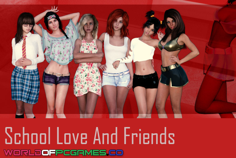 School Love And Friends Free Download PC Game By Worldofpcgames,co